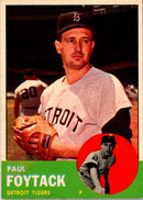 1963 Topps Paul Foytack