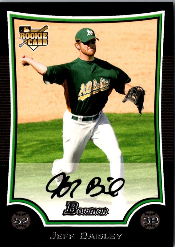 2009 Bowman Jeff Baisley #192 Rookie