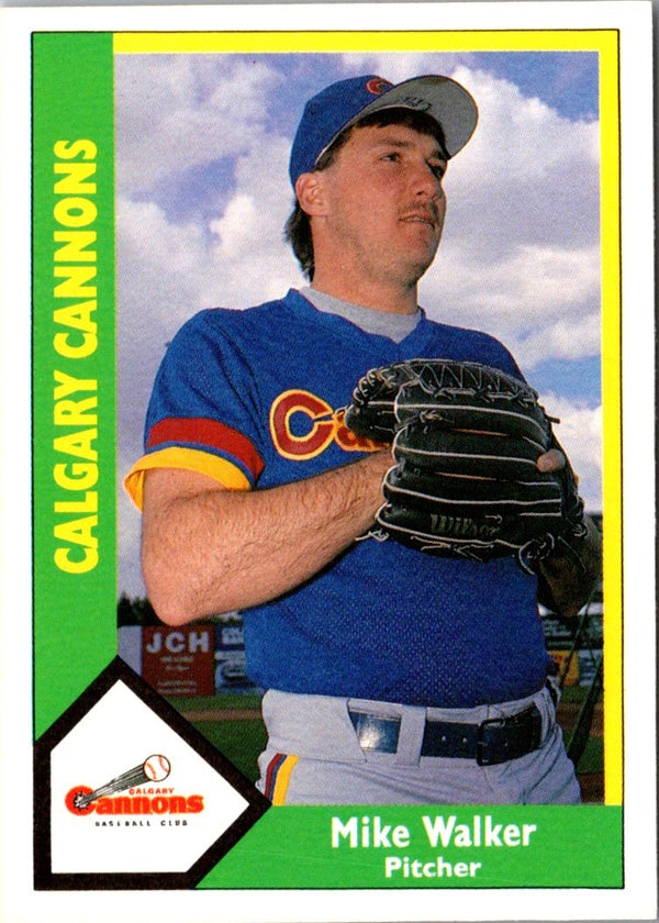 1990 CMC Calgary Cannons Mike Walker #3