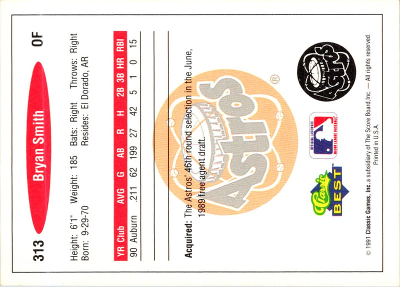 1991 Classic Best Christopher Hatcher