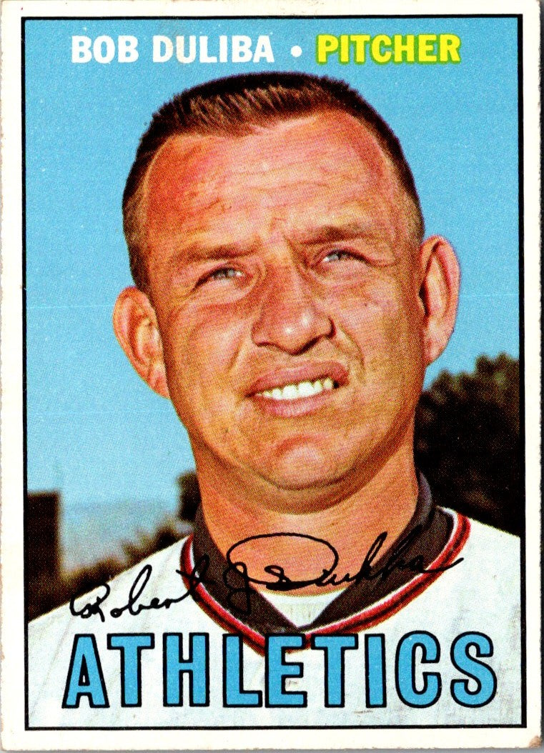 1967 Topps Bob Duliba