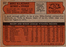 1972 Topps Mike Kilkenny