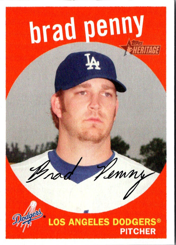 2008 Topps Heritage Brad Penny #84