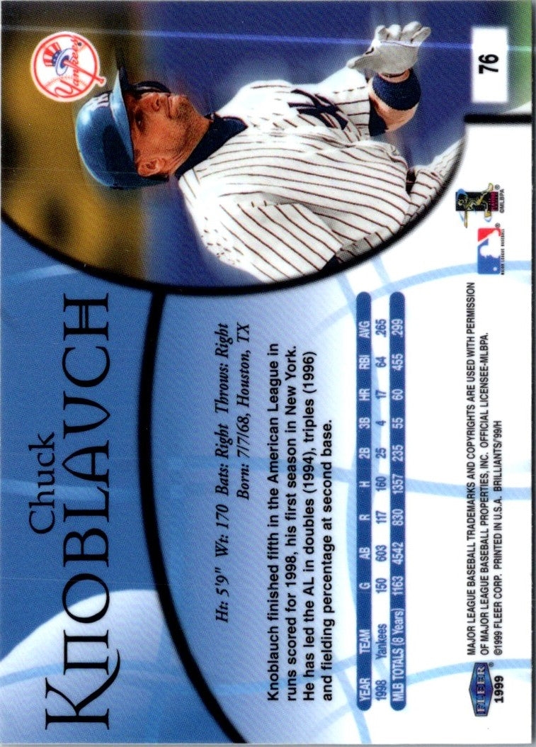 1999 Fleer Chuck Knoblauch