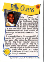 1994 Topps Embossed Billy Owens #49