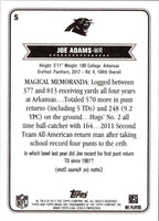 2012 Topps Magic Joe Adams #5 Rookie