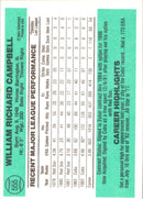1984 Donruss Bill Campbell