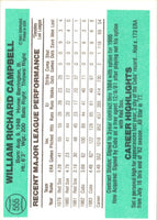 1984 Donruss Bill Campbell #555