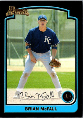 2003 Bowman Draft Picks & Prospects Brian McFall #BDP72 Rookie