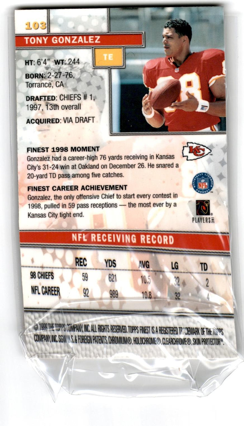 1999 Finest Tony Gonzalez