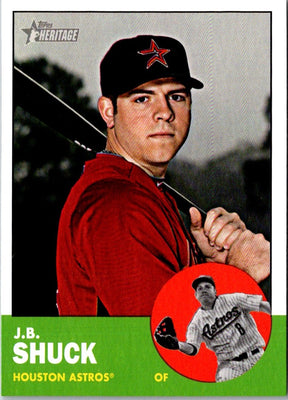2012 Topps Heritage J.B. Shuck #77