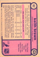 1982 O-Pee-Chee Keith Brown #62