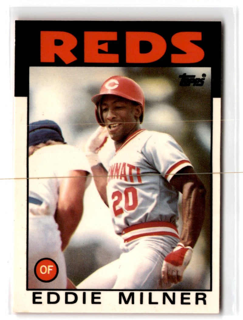 1986 Topps Tiffany Eddie Milner