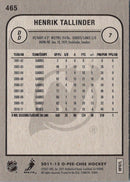 2011 O-Pee-Chee Henrik Tallinder