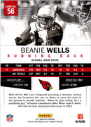 2012 Panini Absolute Beanie Wells