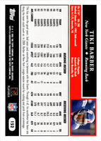 2005 Topps Tiki Barber #152