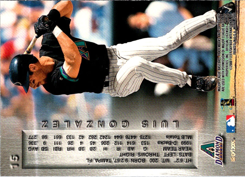 2000 Metal Randy Johnson/Matt Williams/Luis Gonzalez