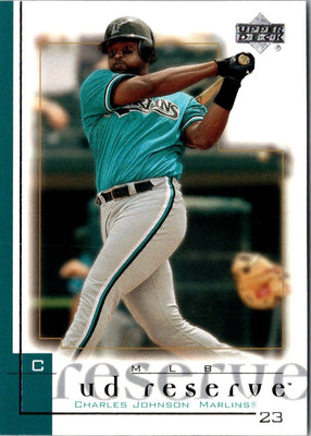 2001 UD Reserve Charles Johnson #142
