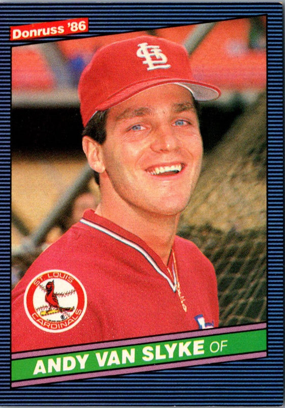 1986 Donruss Andy Van Slyke #412