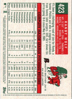 2008 Topps Heritage Randy Wolf #423