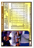 1999 Topps Traded Rookies David Segui #T116
