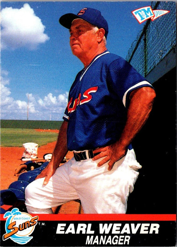 1989 T&M Senior League Earl Weaver #112