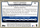 2012 Bowman Chrome Matt Garza