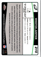 2006 Topps Chrome Winston Justice #210 Rookie