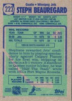 1990 Topps Stephane Beauregard #223 Rookie