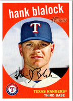 2008 Topps Heritage Hank Blalock #340