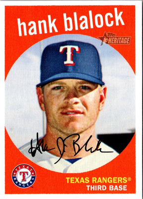 2008 Topps Heritage Hank Blalock #340