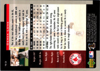 2001 Upper Deck MVP Derek Lowe #93