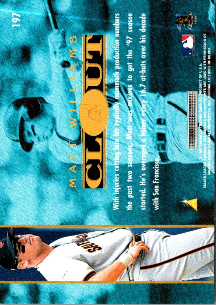 1997 Pinnacle Matt Williams