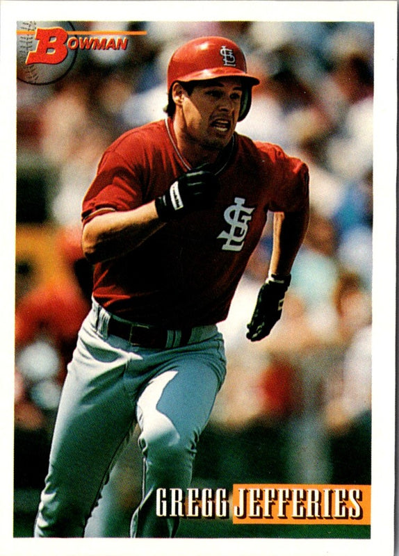 1993 Bowman Gregg Jefferies #544