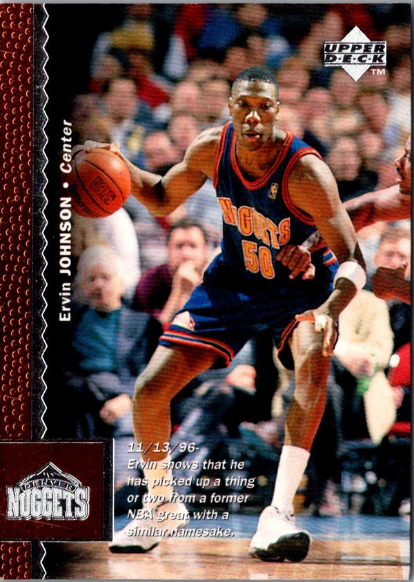 1996 Upper Deck Ervin Johnson #209