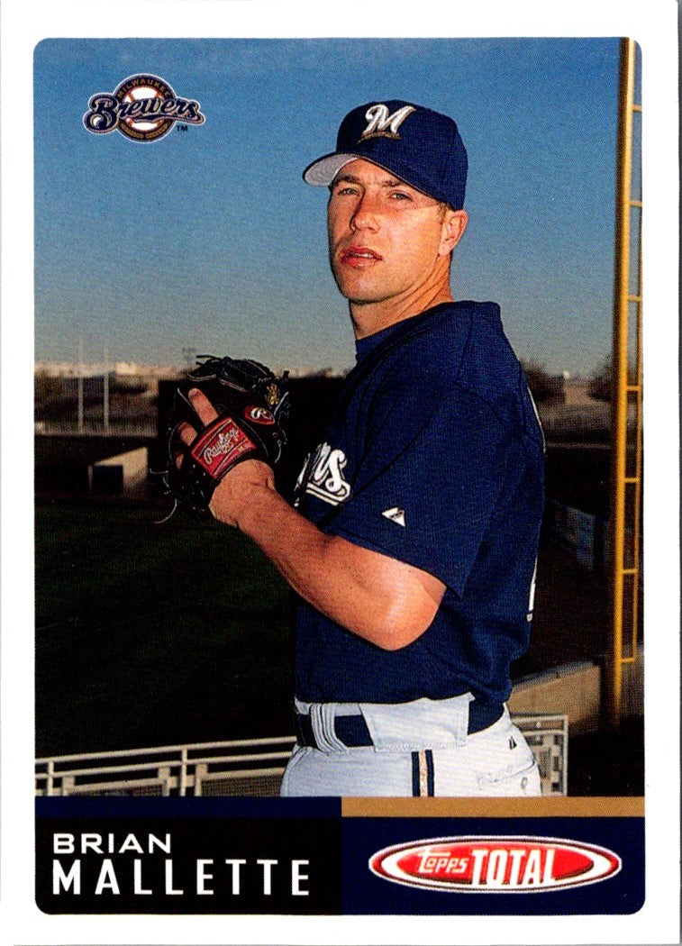 2002 Topps Total Brian Mallette