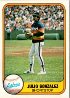 1981 Fleer Julio Gonzalez #73