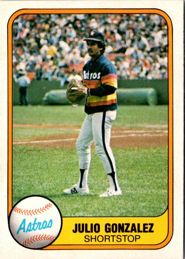 1981 Fleer Julio Gonzalez #73
