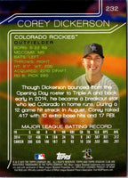 2015 Stadium Club Corey Dickerson #232
