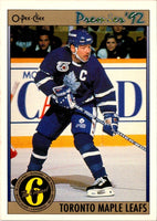 1991 O-Pee-Chee Premier Wendel Clark #177