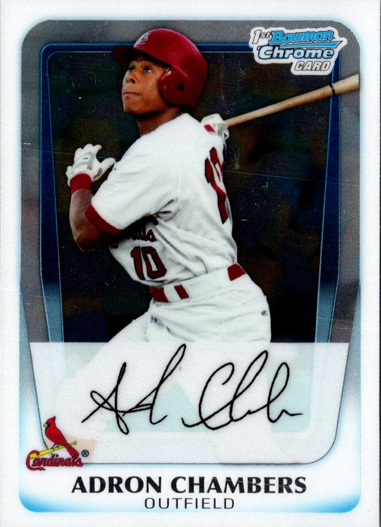 2011 Bowman Chrome Prospect Adron Chambers