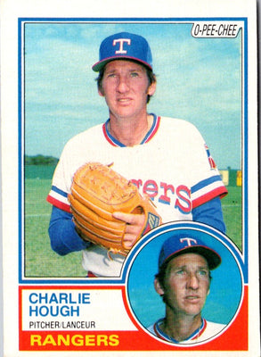 1983 O-Pee-Chee Charlie Hough #343