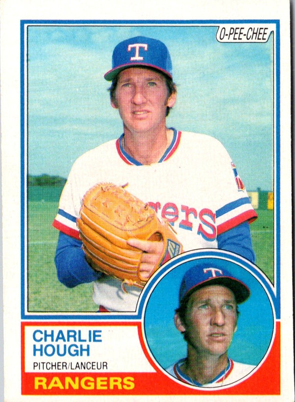 1983 O-Pee-Chee Charlie Hough #343