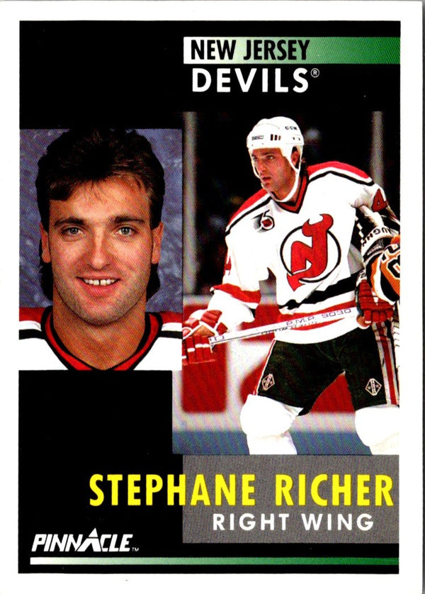 1991 Pinnacle Stephane Richer #14