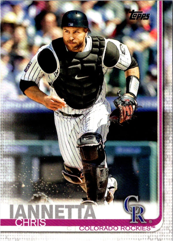 2019 Topps Colorado Rockies Chris Iannetta #CO-10