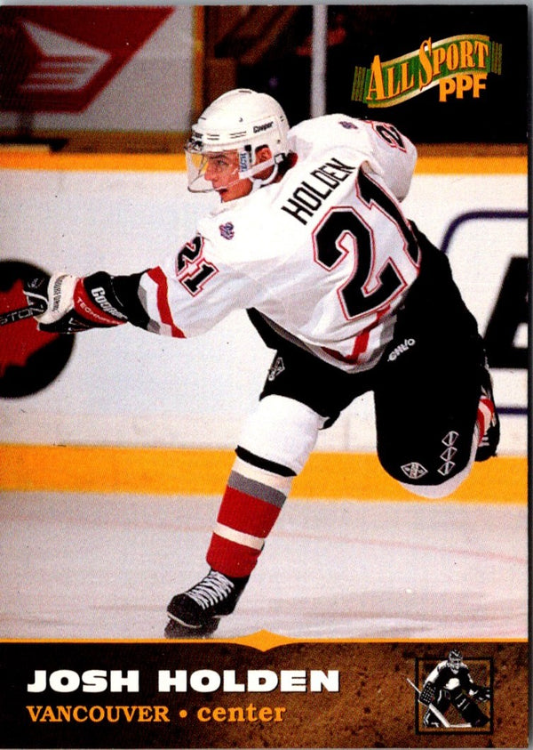 1996 Regina Pats WHL Josh Holden #1