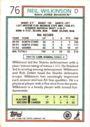 1992 Topps Neil Wilkinson