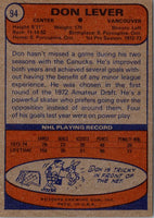 1974 Topps Don Lever #94