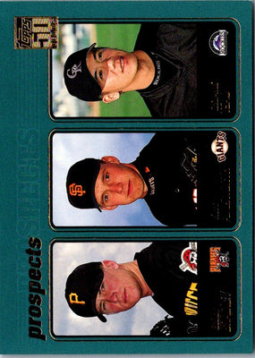 2001 Topps Bobby Bradley/Kurt Ainsworth/Chin-Hui Tsao #367