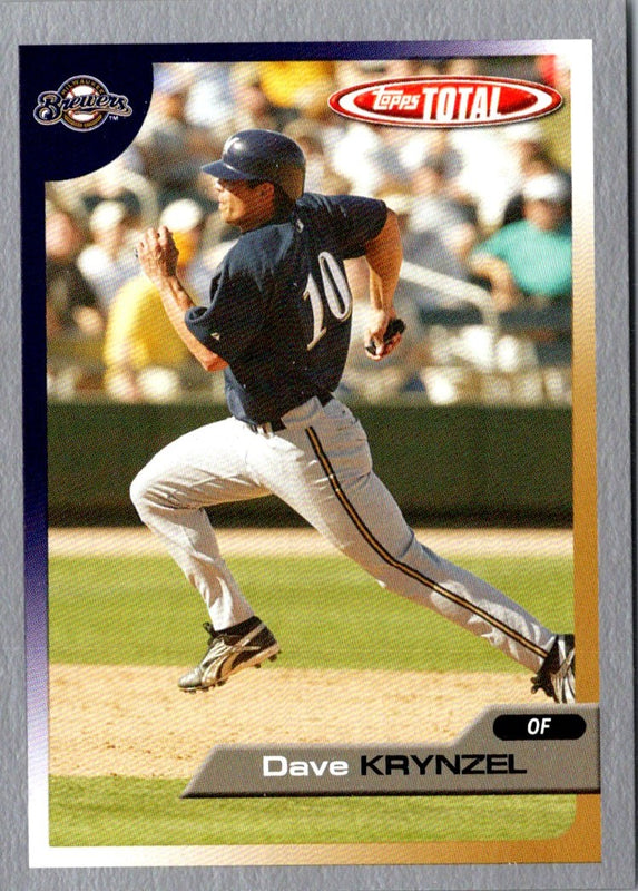 2005 Topps Total Dave Krynzel #487